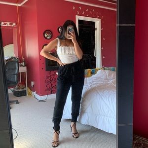 *SOLD* 🌺2/$15🌺 Black Paper Bag Pants